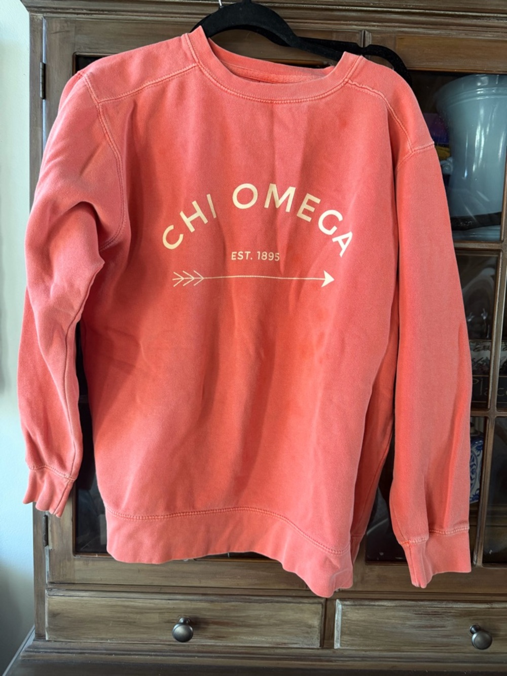 Comfort Colors Coral Crewneck Sweatshirt